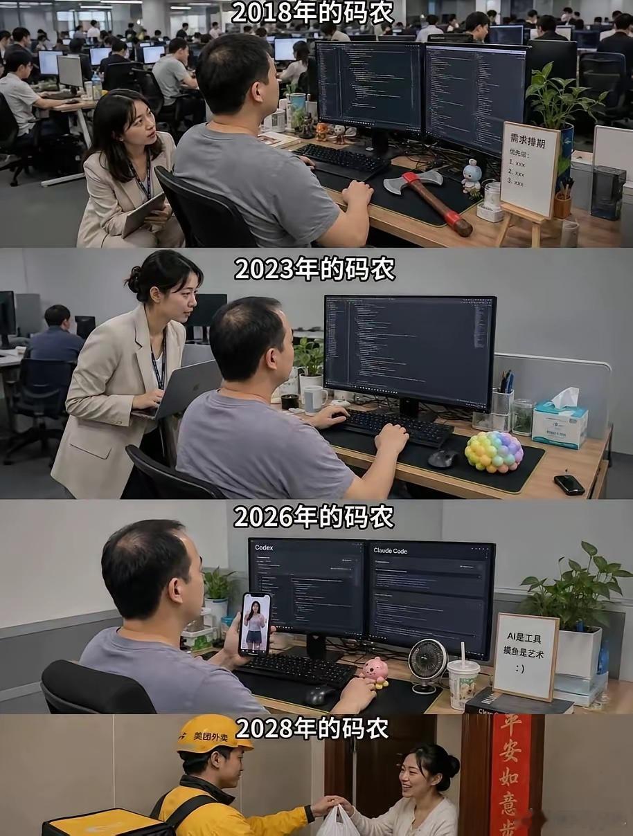 或许996确实才是真的是福报AI来了，人更累了！！​​​