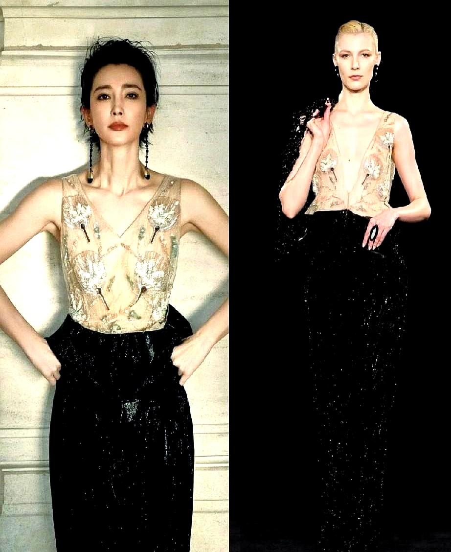 借你十个胆子，你敢把借来的大牌高定反着穿吗？换个没底气的小爱豆，估计还没走上红