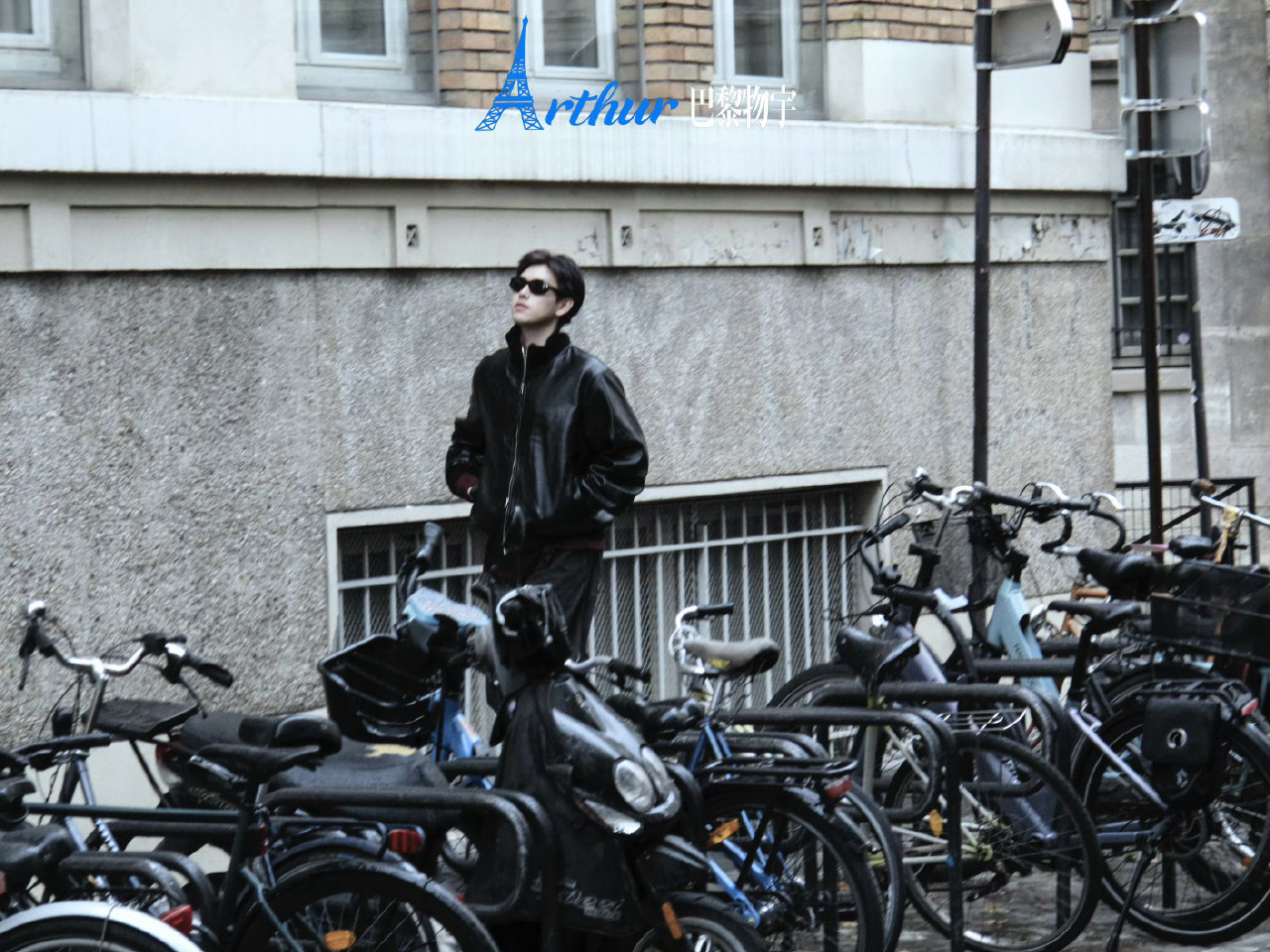 陈飞宇巴黎时装周街拍大片，好酷​​​