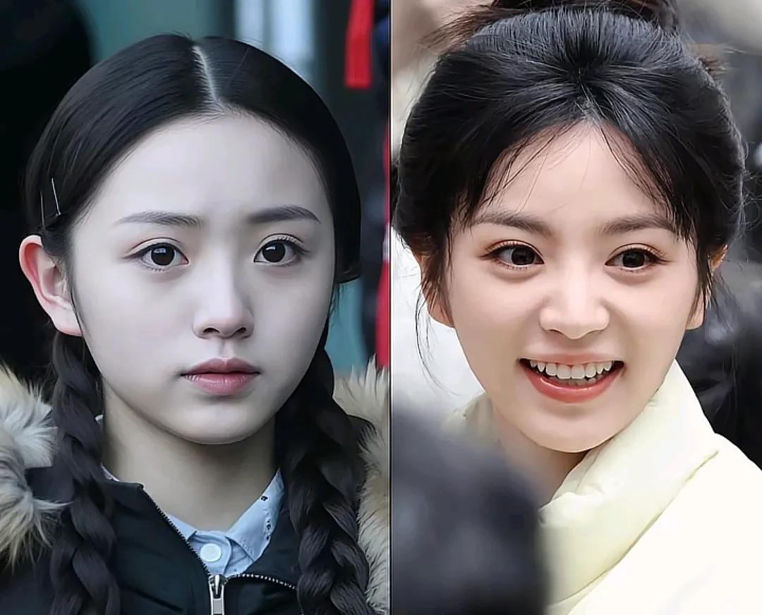 这五官，太标志了！感觉她天生就是吃这碗饭的不管是少女时期还是现在都太