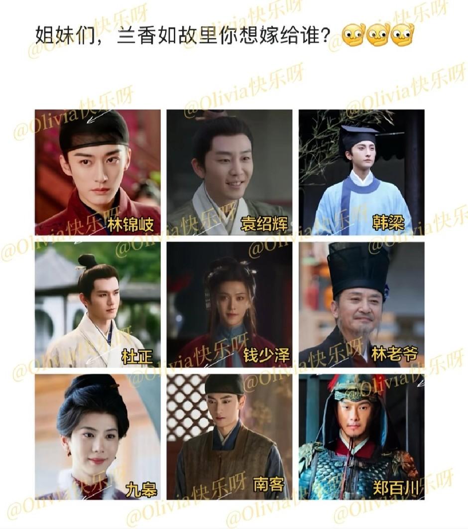 网友做的图:极限九选一，你最中意谁？林锦岐:要有大智慧袁绍辉:要会生儿子