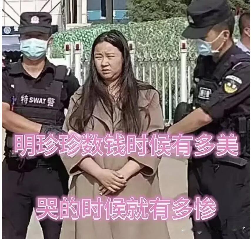 真是大快人心！明珍珍原来数钱时有多美现在被判就有多惨！她以前可是缅北的慈