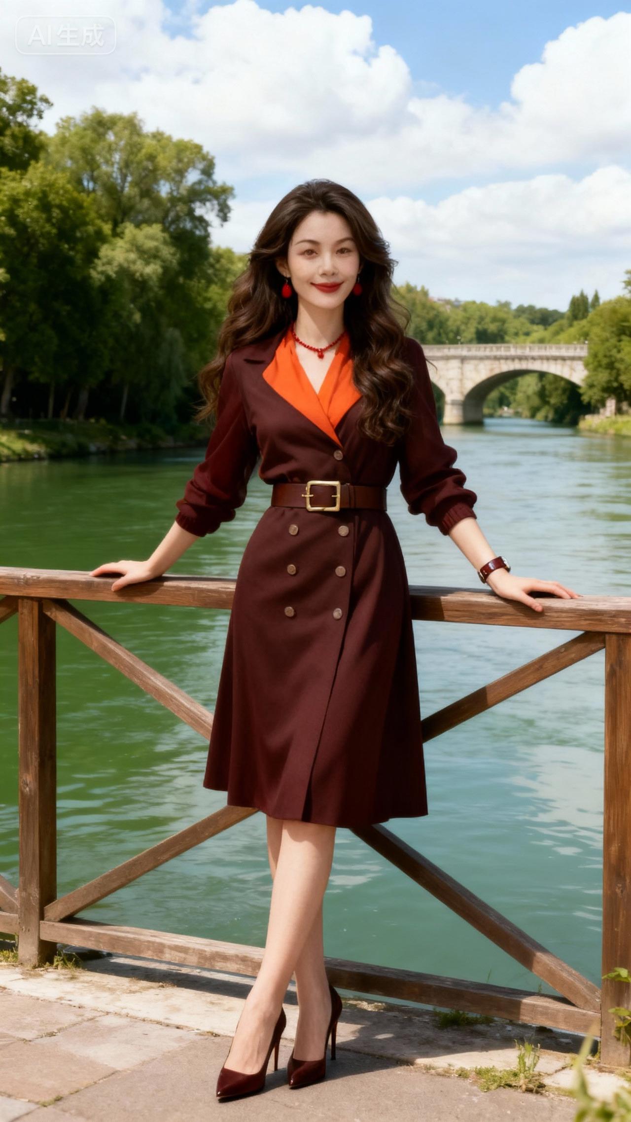 每日分享风衣穿搭