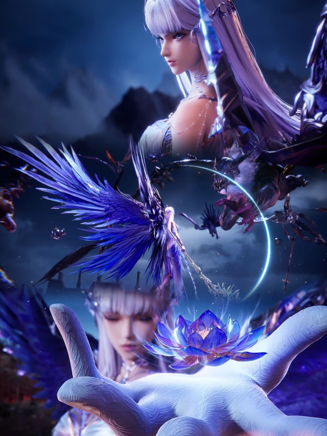 动漫神印王座人魔大决战 神印王座动画 特效做得越来越宏大了，不只是这个魔族的终极