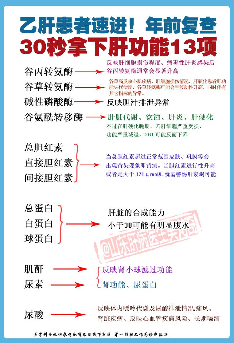 肝功能 科普 涨知识 乙肝 山东知道