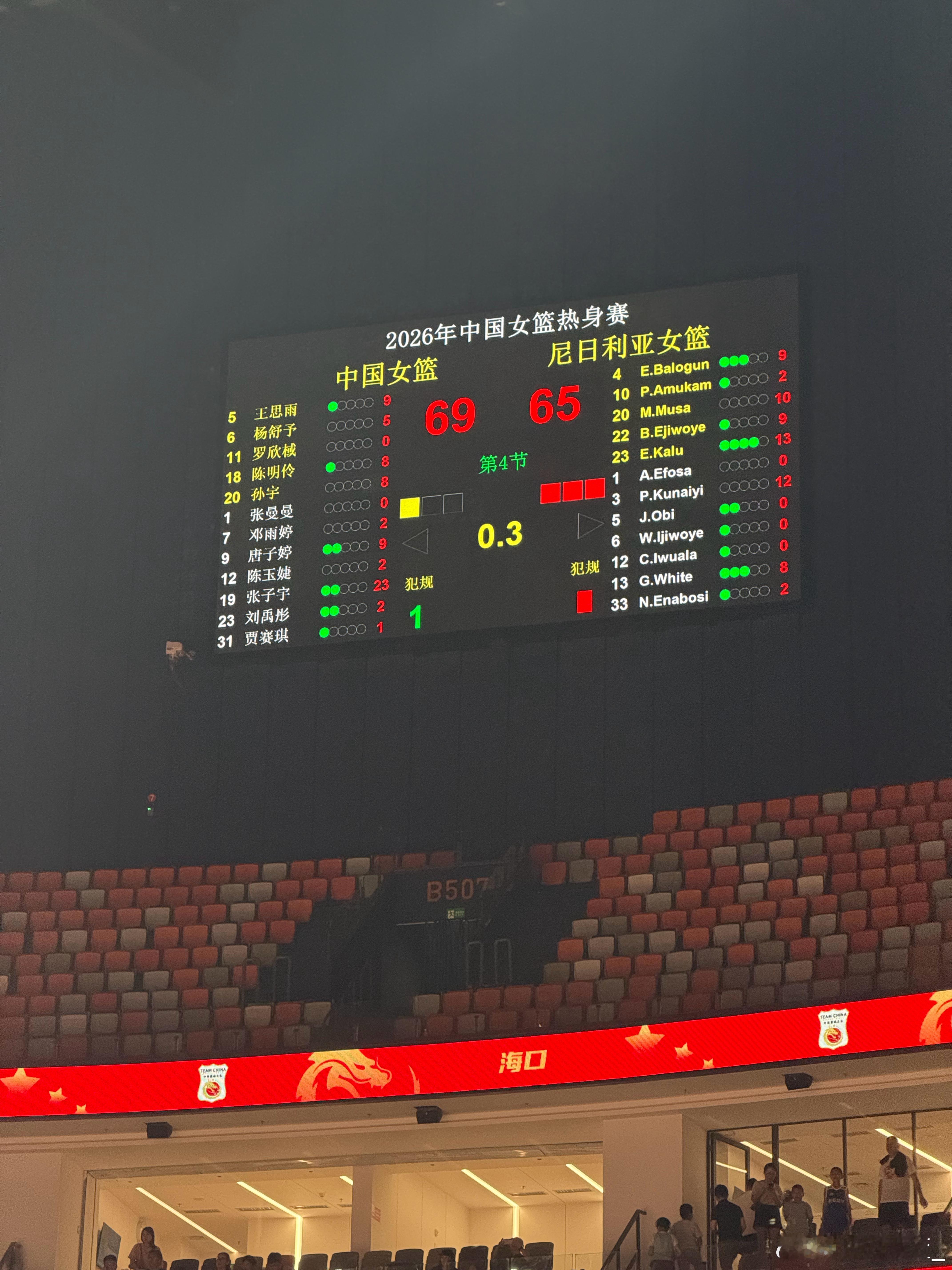【张子宇关键时刻建功中国女篮再次险胜尼日利亚】在刚刚结束的一场2026年中国女