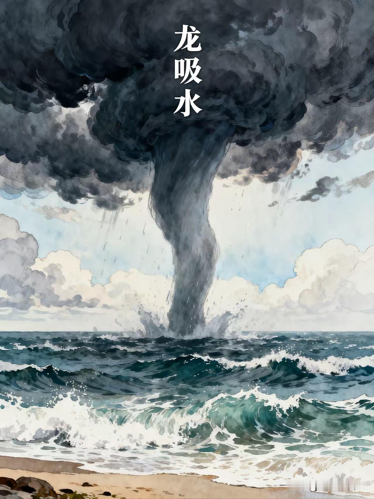 龙吸水时卷上去的是海水，落下来的却是淡水，盐去哪了？老一辈人总说自己亲眼见过龙