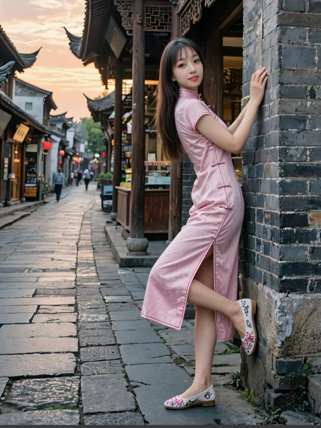 AI习作古典美女