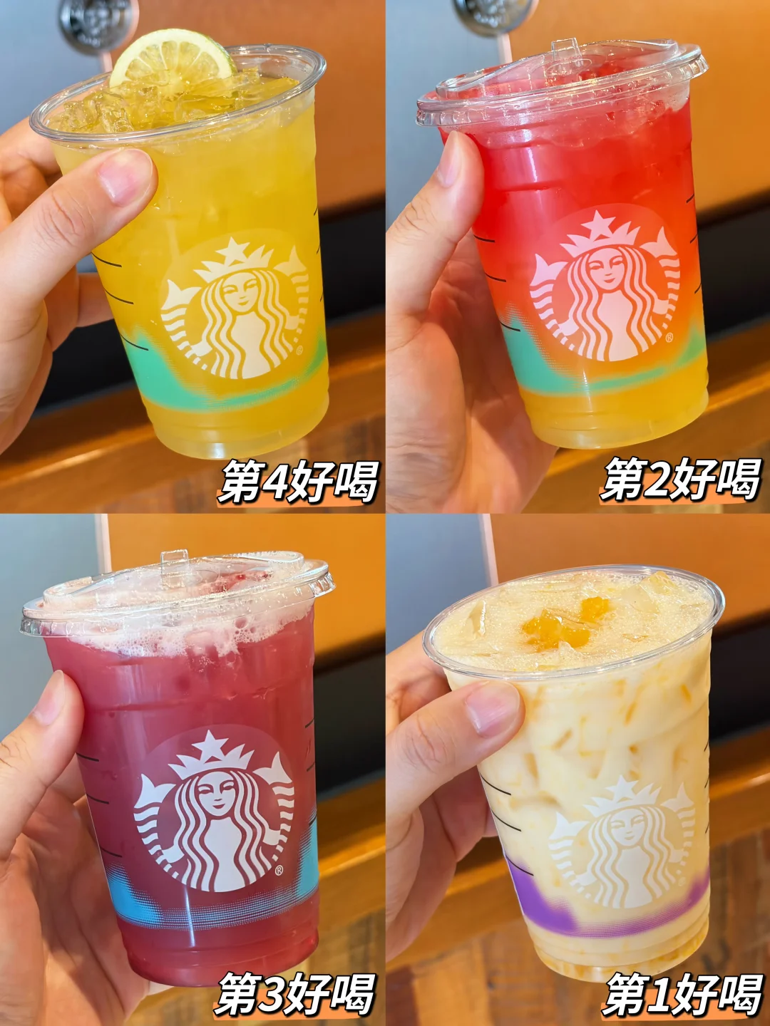 星巴克热量测评‼️冰摇茶🌟新品替大家试过了