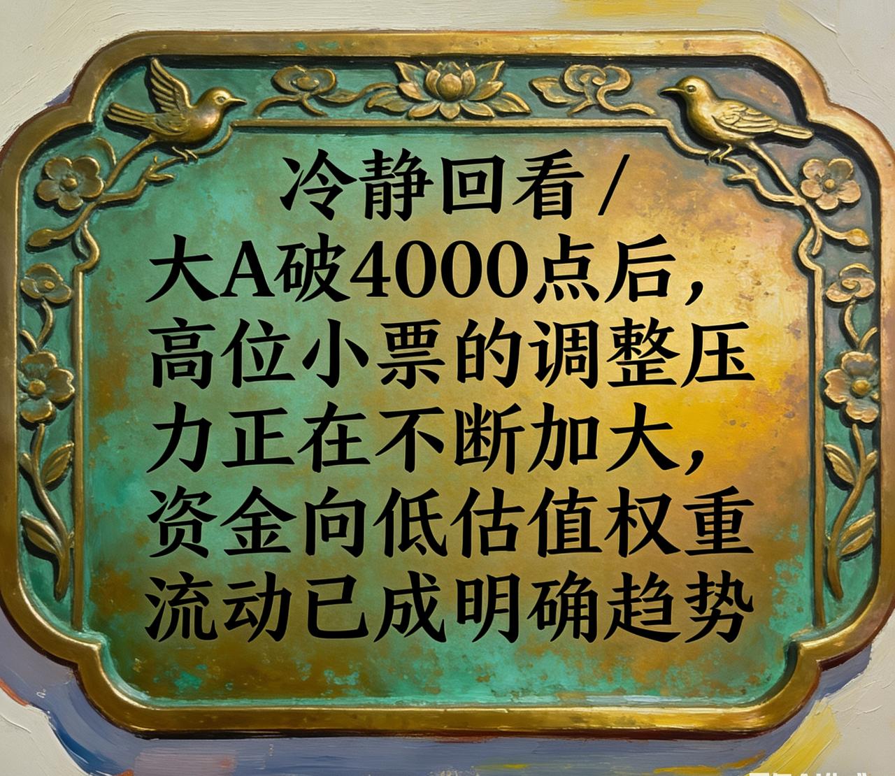 冷静回看/大A破4000点后，市场正在发生怎样的风格变化？——高位小票的