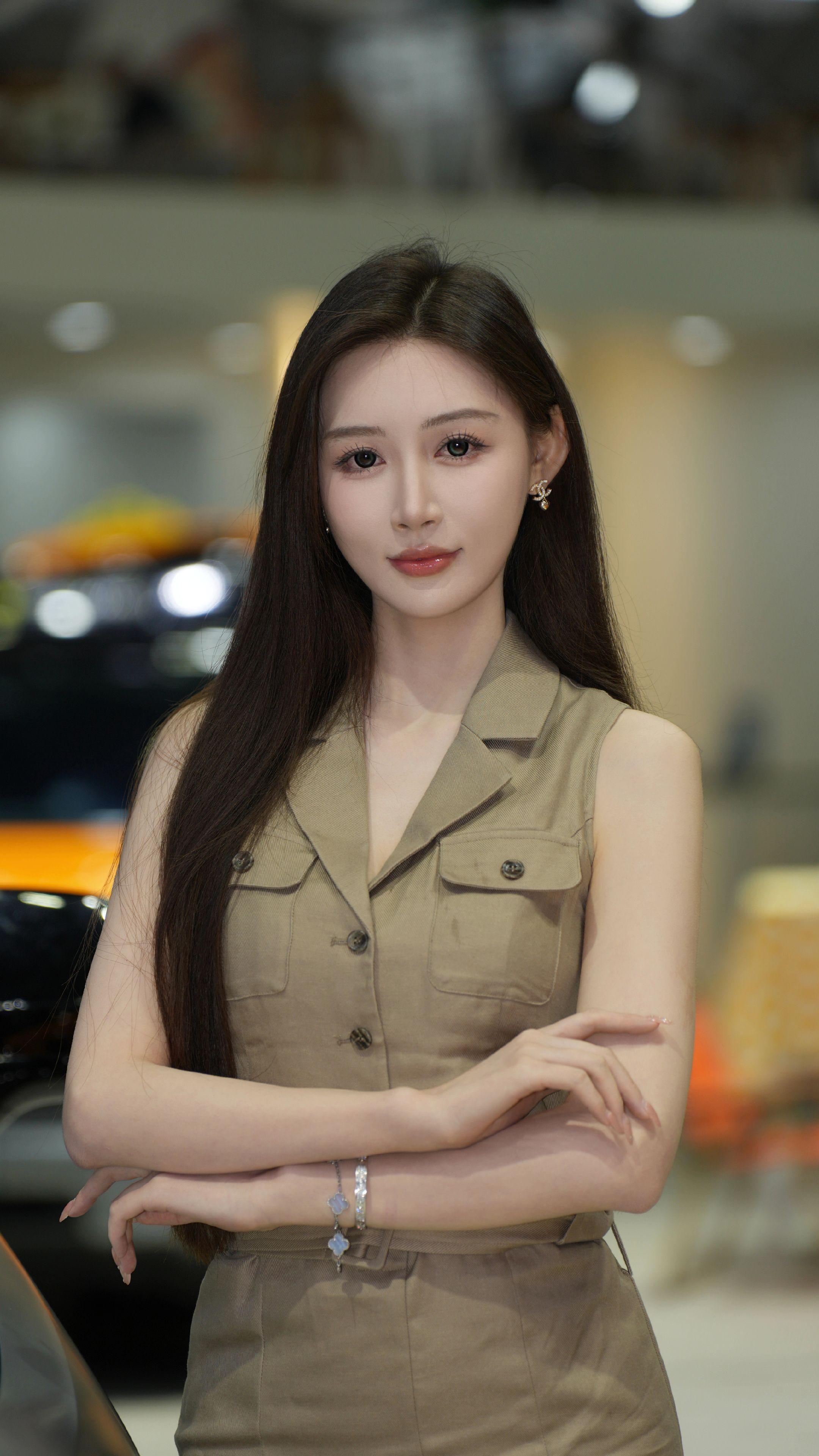 车模敏敏 2025成都车展 车模小姐姐