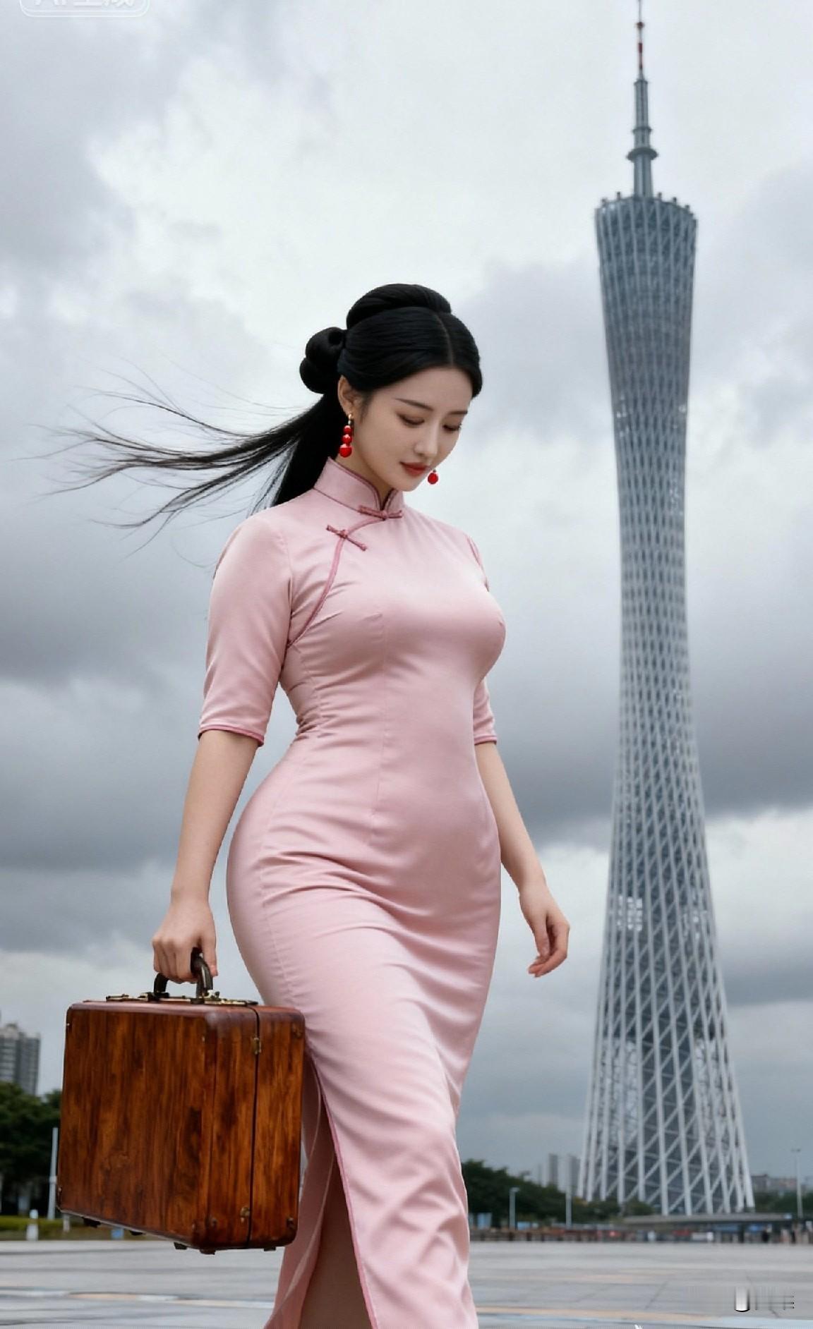 看看你的古风旗袍旗袍新中式旗袍美女