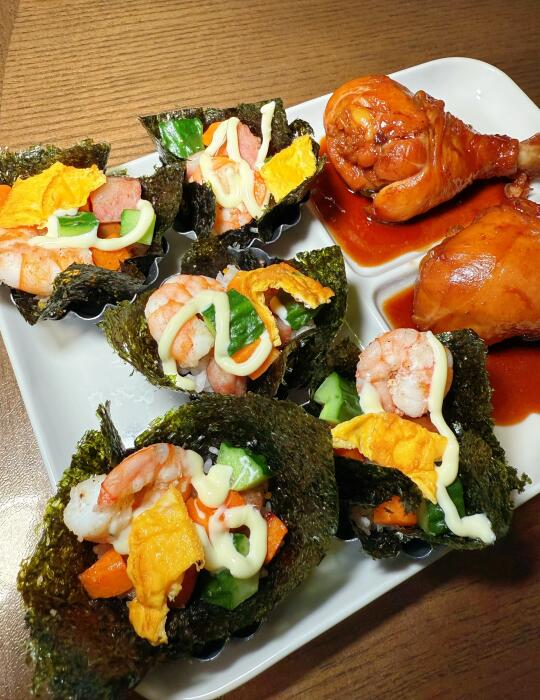 简单粗暴治挑食，试试寿司杯。