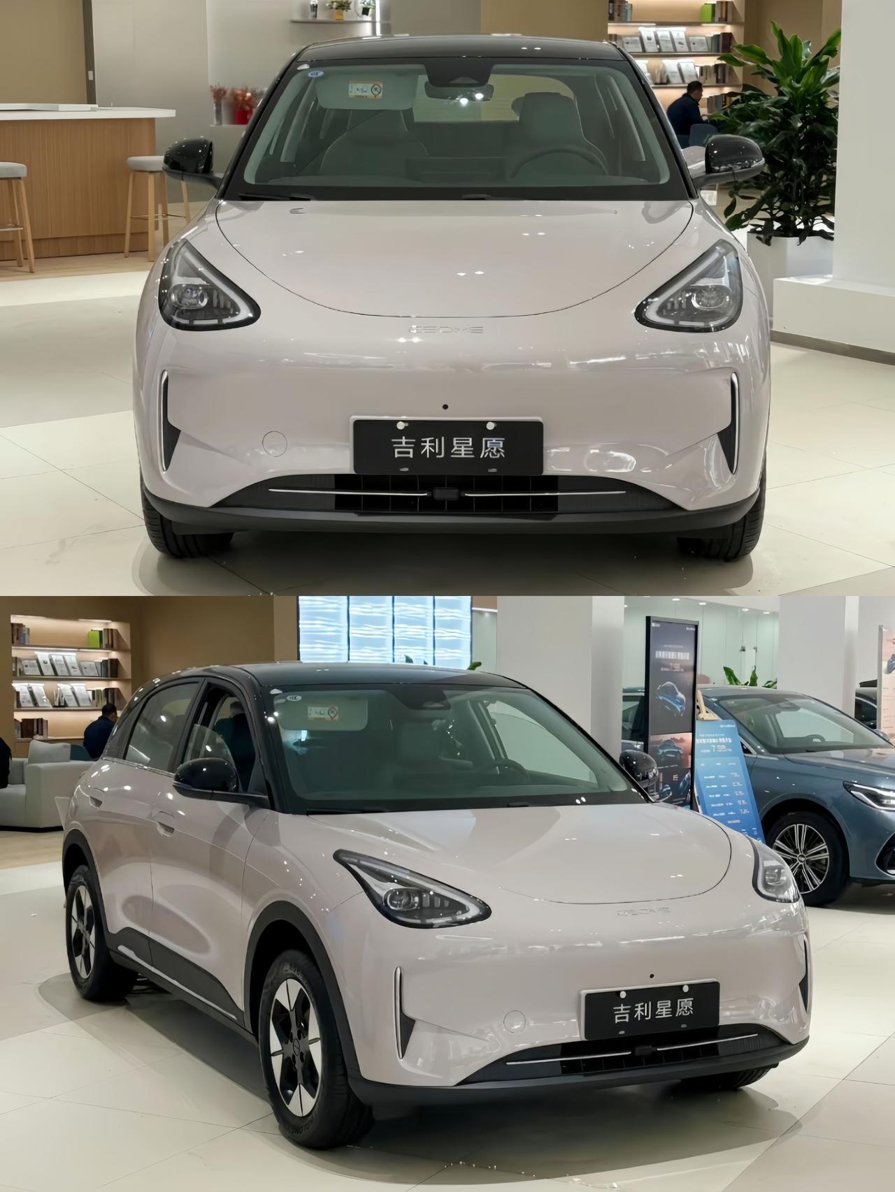 吉利星愿，一款纯电小车，城市代步，用电省钱，空间大它是吉利的纯电五门家用小车，圆