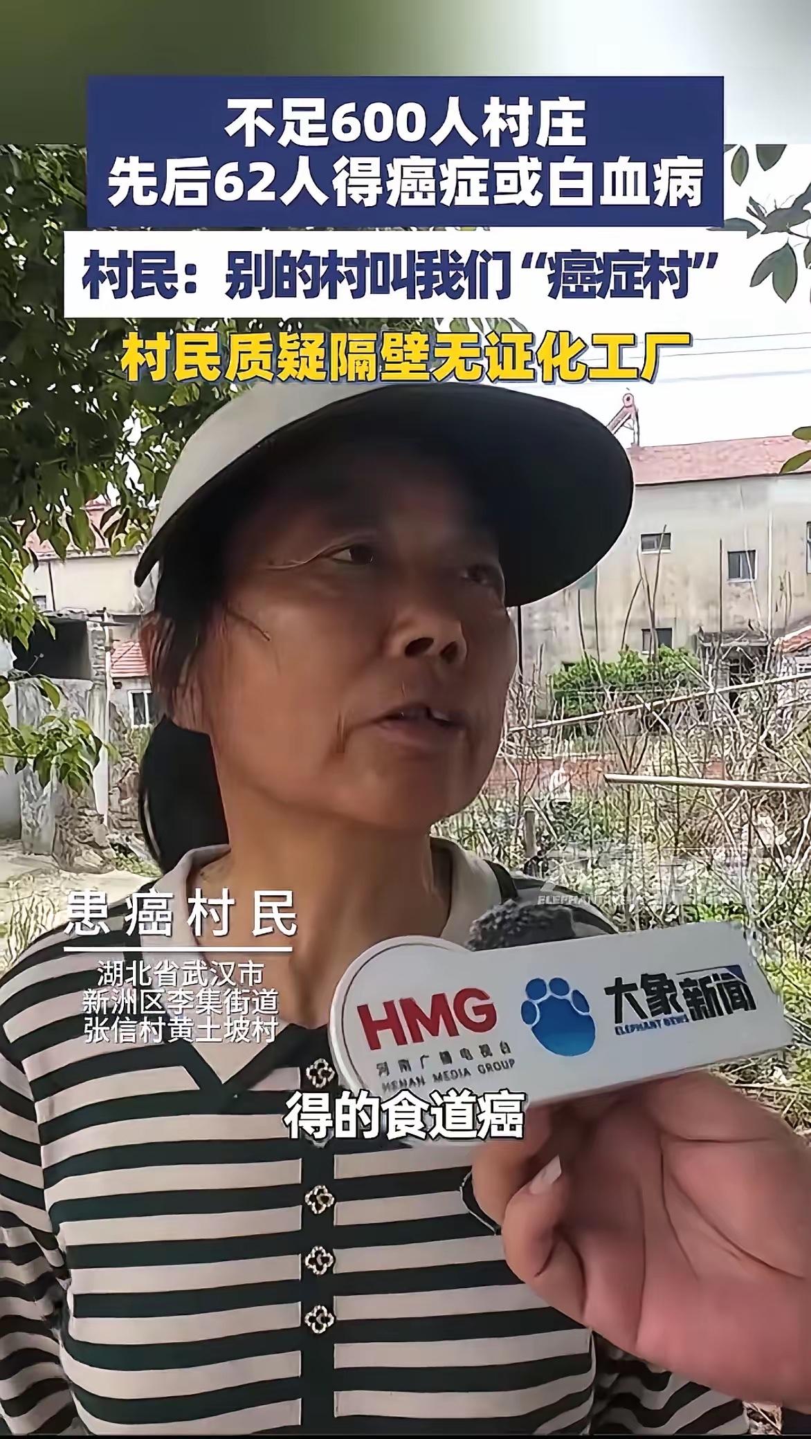 武汉"癌症村"事件发酵。武汉"癌症村"事件的所有疑点，都指向了村北头的武汉市新洲