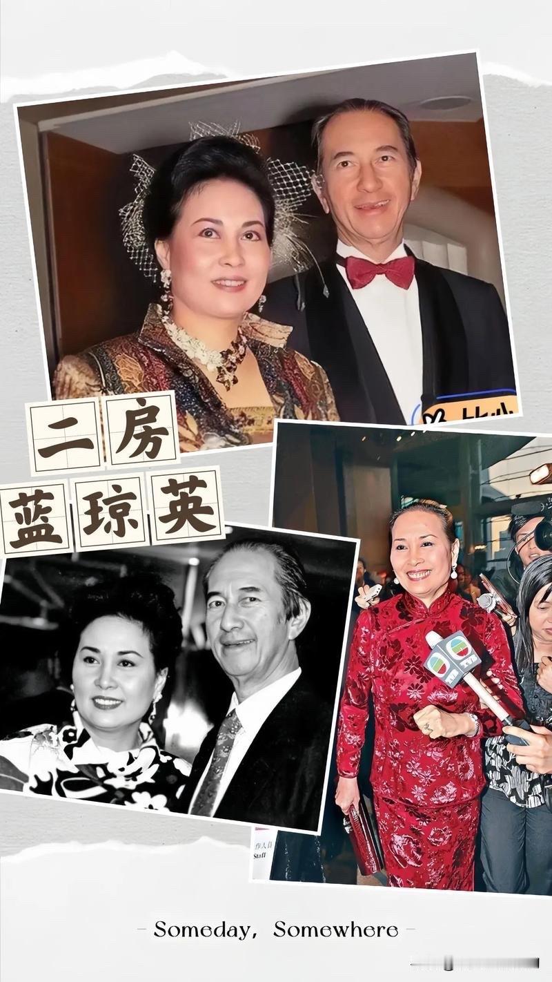 赌王二太蓝琼瑛是唯一和赌王合法的妾室，也是赌王四房太太中最狠、最有本事、最隐忍的