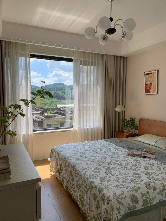 这个面积刚刚好，住的很舒服。