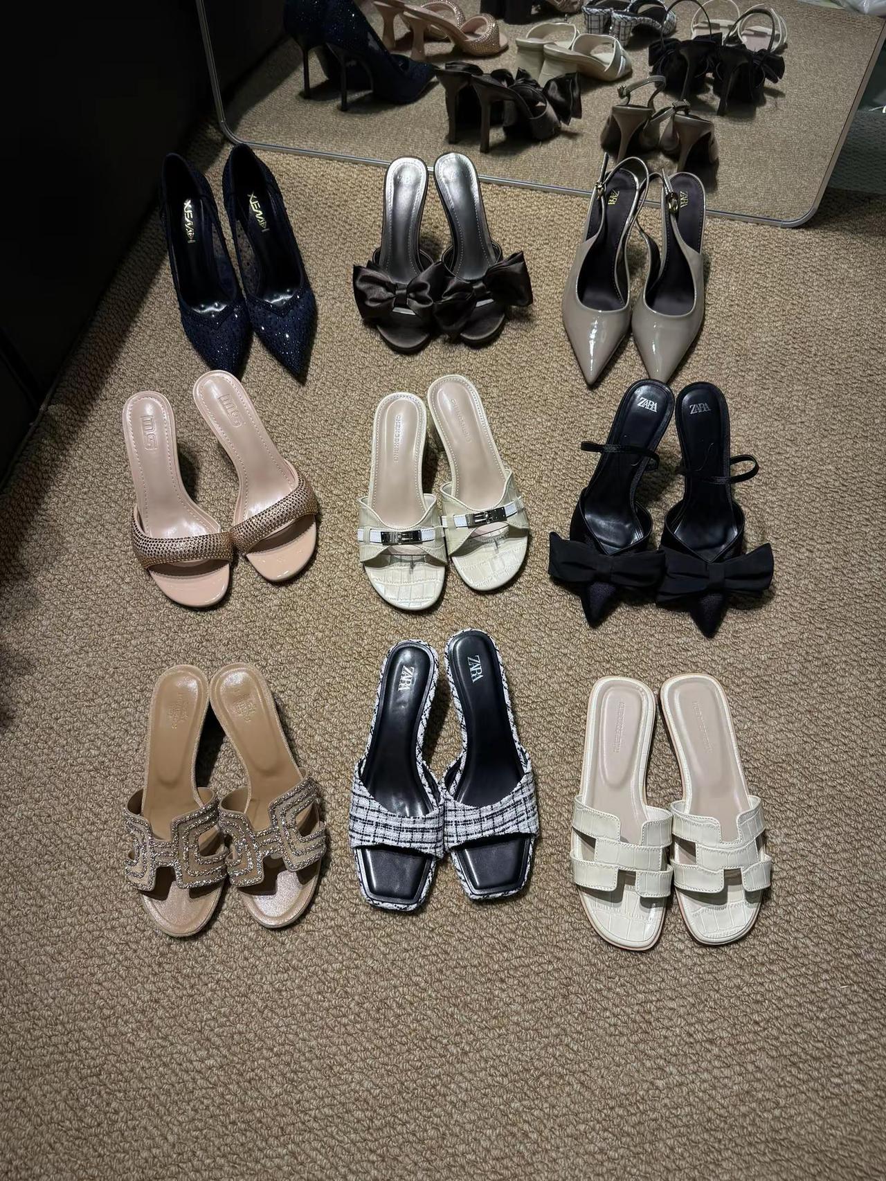 夏天到了你们出场了。鞋子好看又好穿