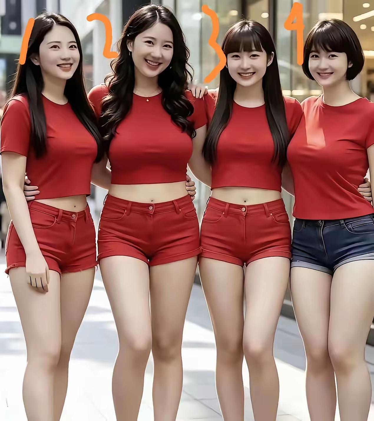 4号漂亮，我选4号与众不同。