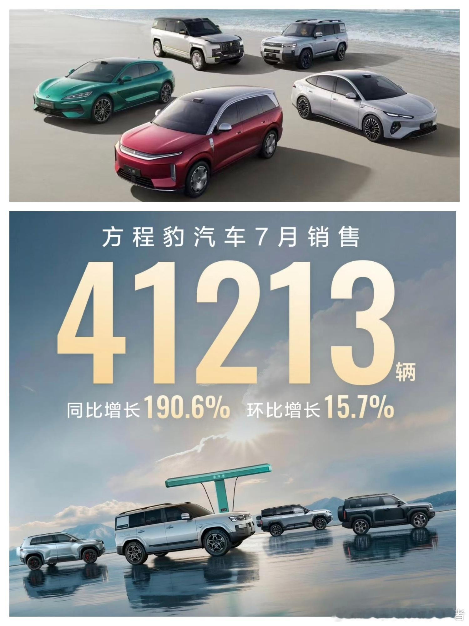 比亚迪7月销量419211辆，数据整体和我猜想的差不多，稳中有进但还需努力。王朝