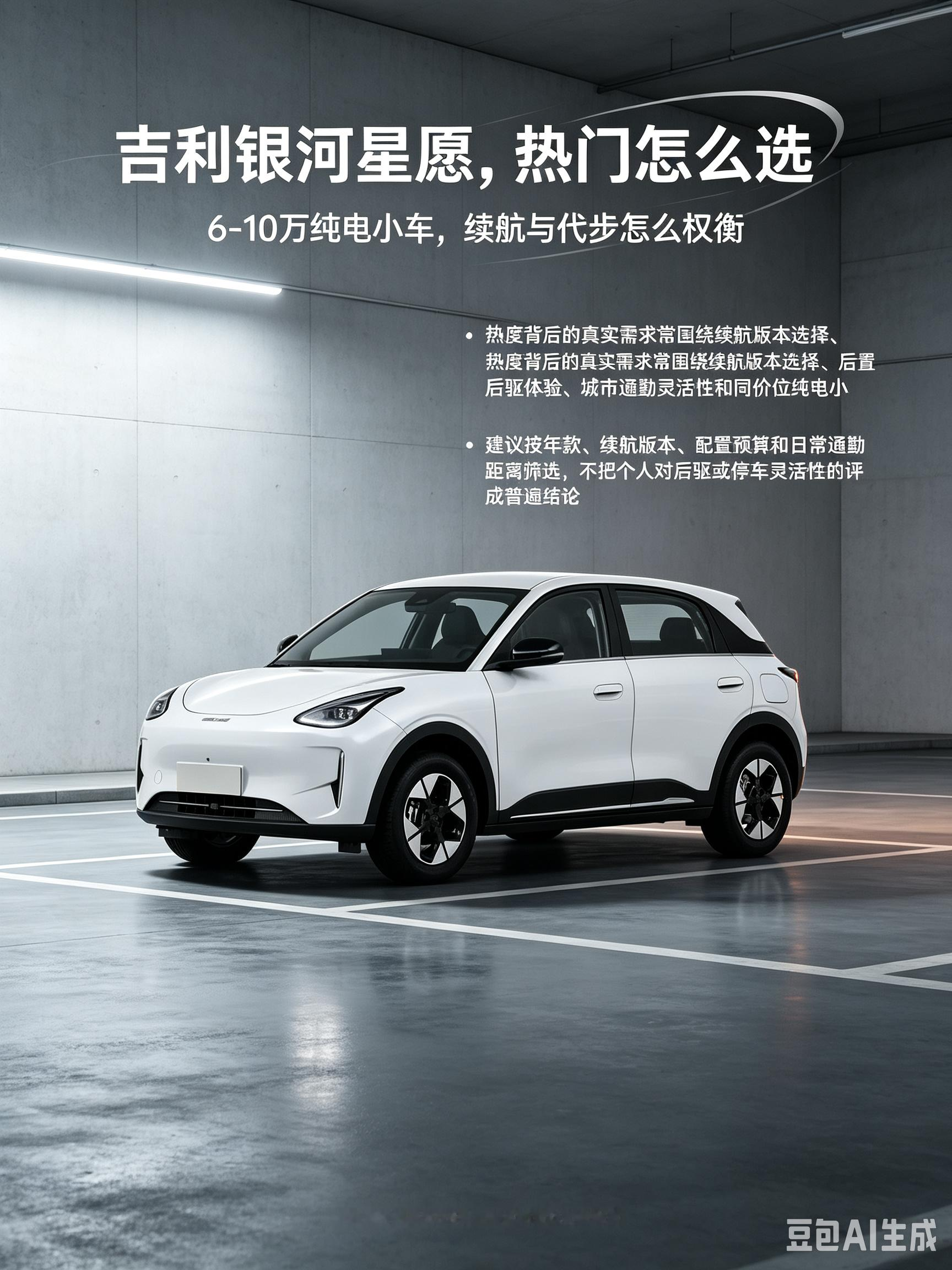 吉利星愿，好开好停的城市代步纯电小车