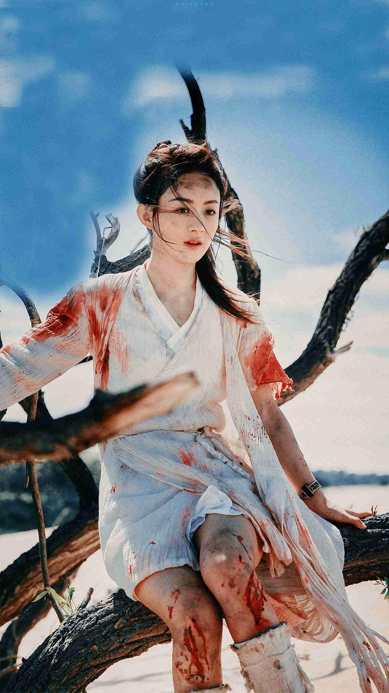 我的今日状态：😁轻松愉快我这里的天气：☀️晴天谁懂啊！赵丽颖《楚乔传》沙