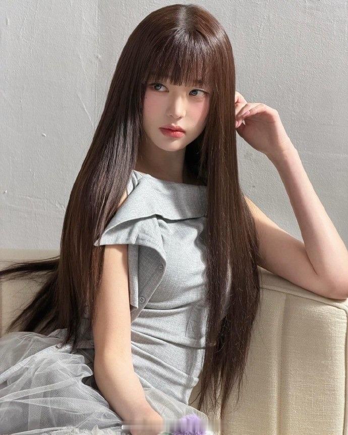 宝宝黑长直就是坠吊der~