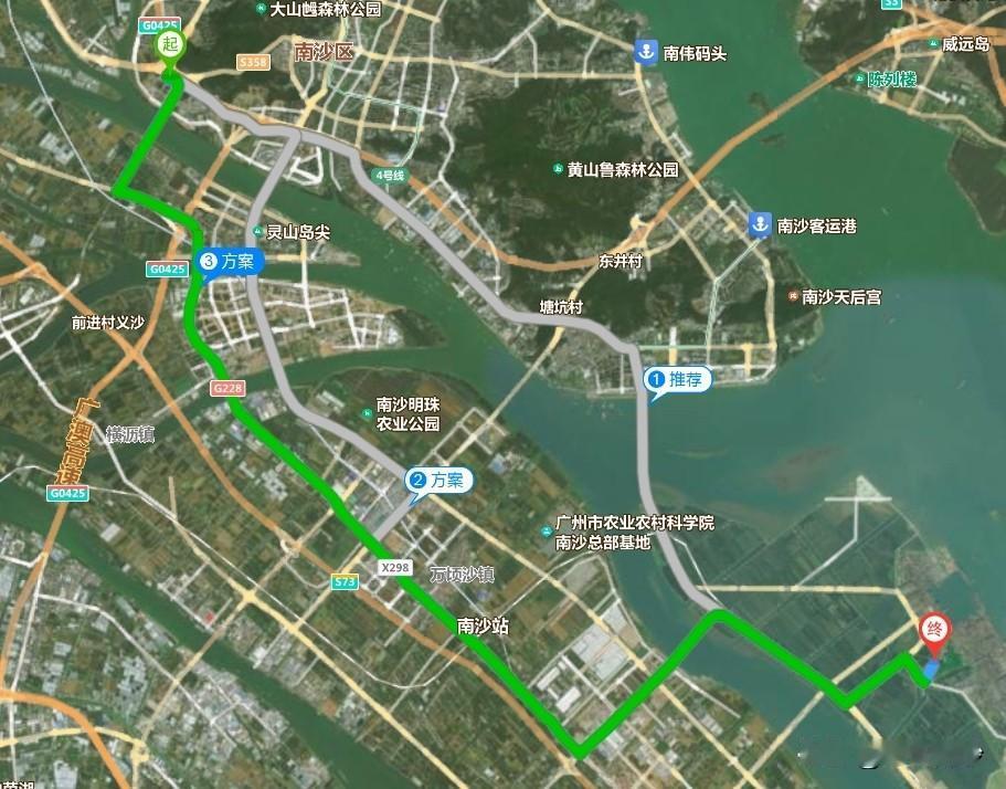 据说某那啥新方案之后，s111成了唯一通道，因为南沙港快速免费只是从苏十顷开始。