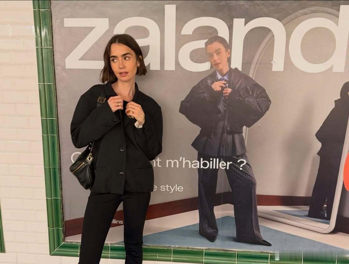 Lilycollins莉莉柯林斯和老公CharlieMcDowell在线下偶