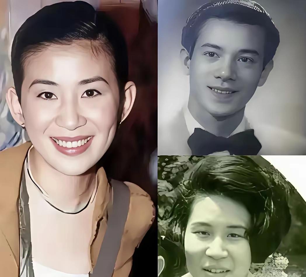 基因遗传太奇妙！吴君如父亲年轻旧照颜值惊艳，一双大眼双眼皮完美遗传给她。其余五官