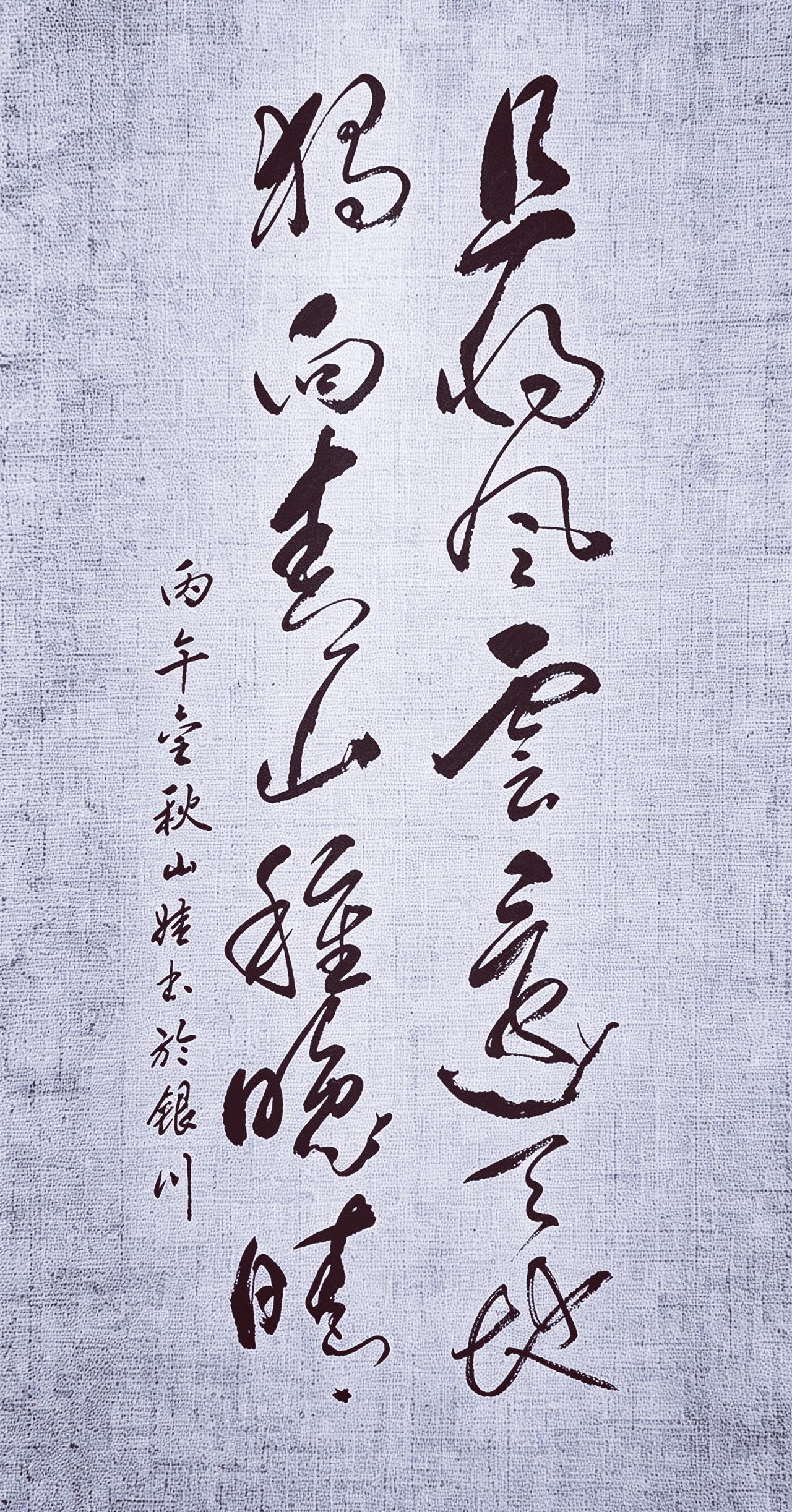 简简单单十四个字，却耐人寻味，你读懂这份心境了吗？一纸狂草，道出国人淡泊旷达的