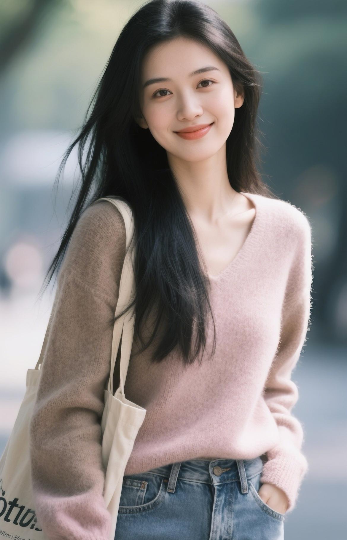 是不是有一种初恋般的甜蜜感觉呀…其实女孩真的没必要打扮化妆的那么浓颜…