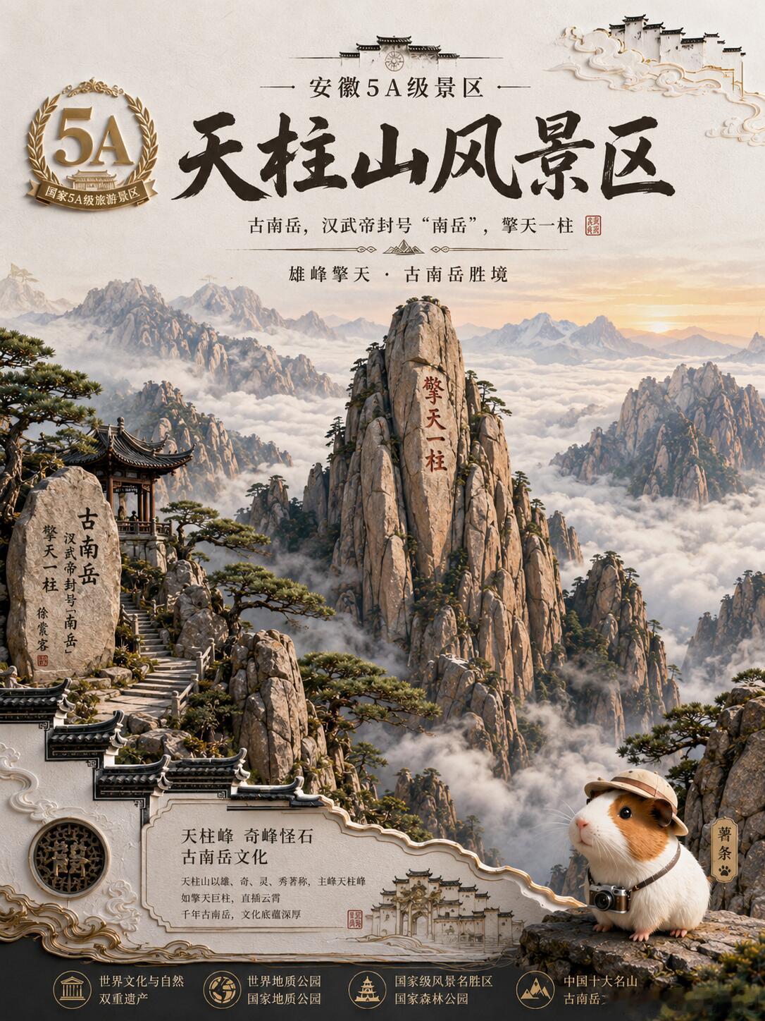 安徽：13个5A景区，把江南刻进白墙里，安徽有13个5A景区。这里的山水不是用