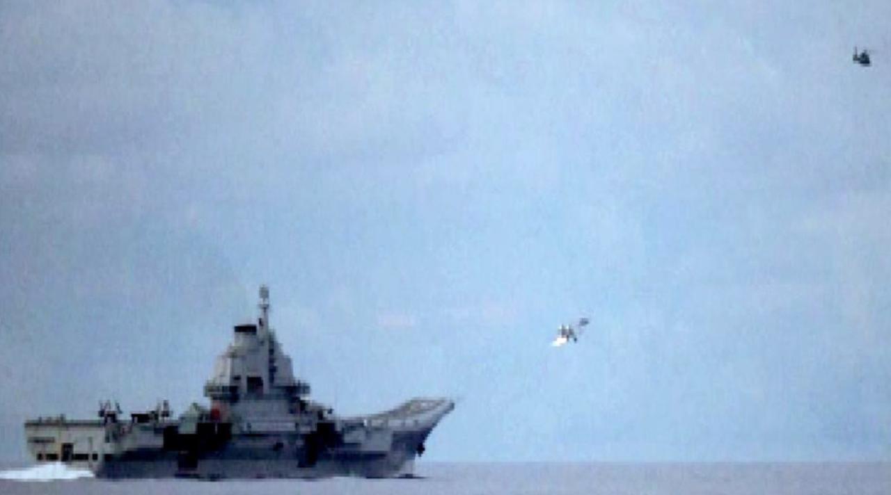 琉球附近的太平洋海域100架次，这只是开始日媒炒作“辽宁舰”航母编队100架次