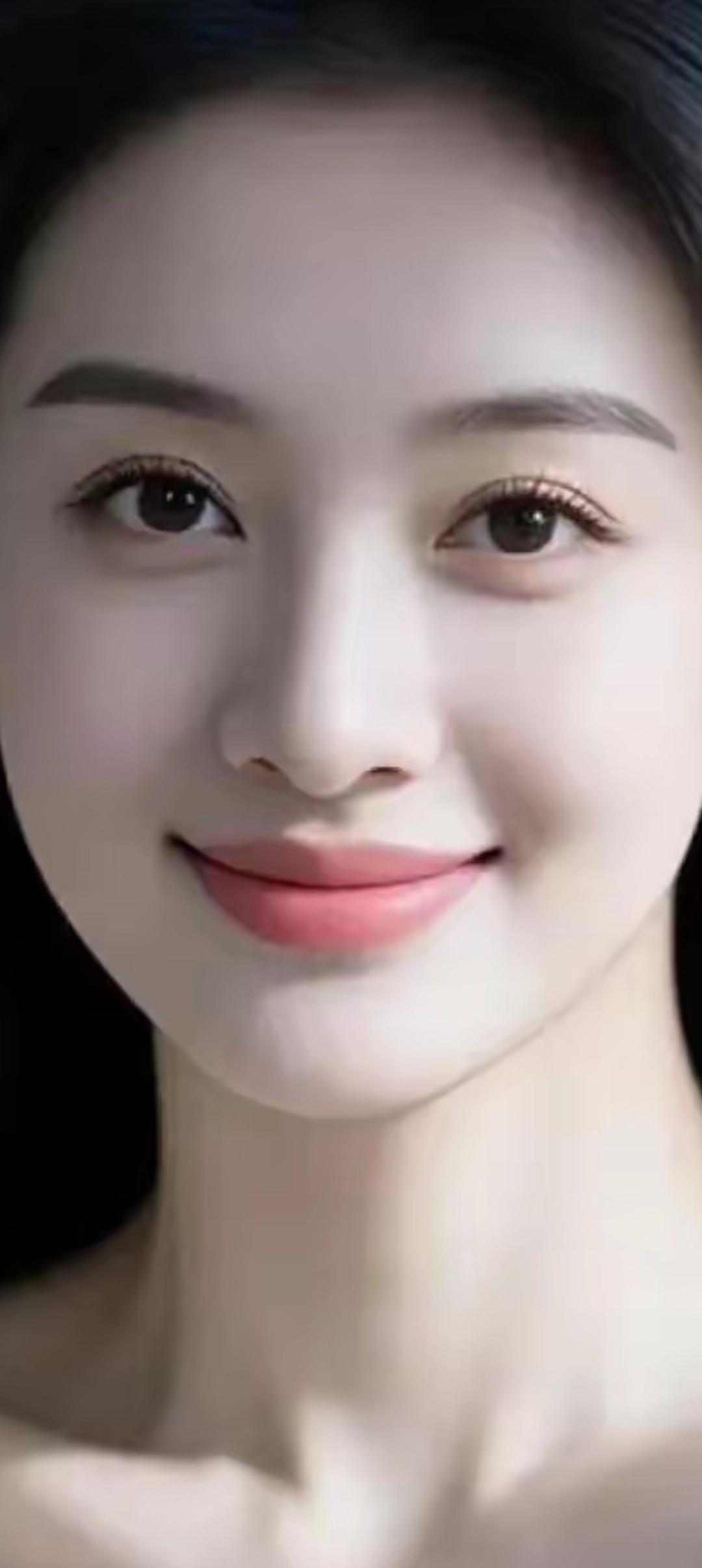 温柔甜美的微笑，散发着自然的光彩！🌟✨