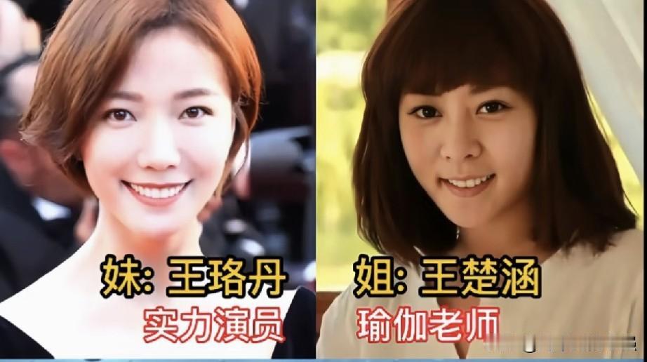 王珞丹&王楚涵（姐姐王楚涵，瑜伽老师）贾玲&贾丹（姐姐贾丹）林心如