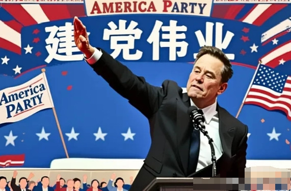 美国的“美国党”要翻天了！马斯克的脑壳就是好用！马斯克其实非常清楚，新党要想与
