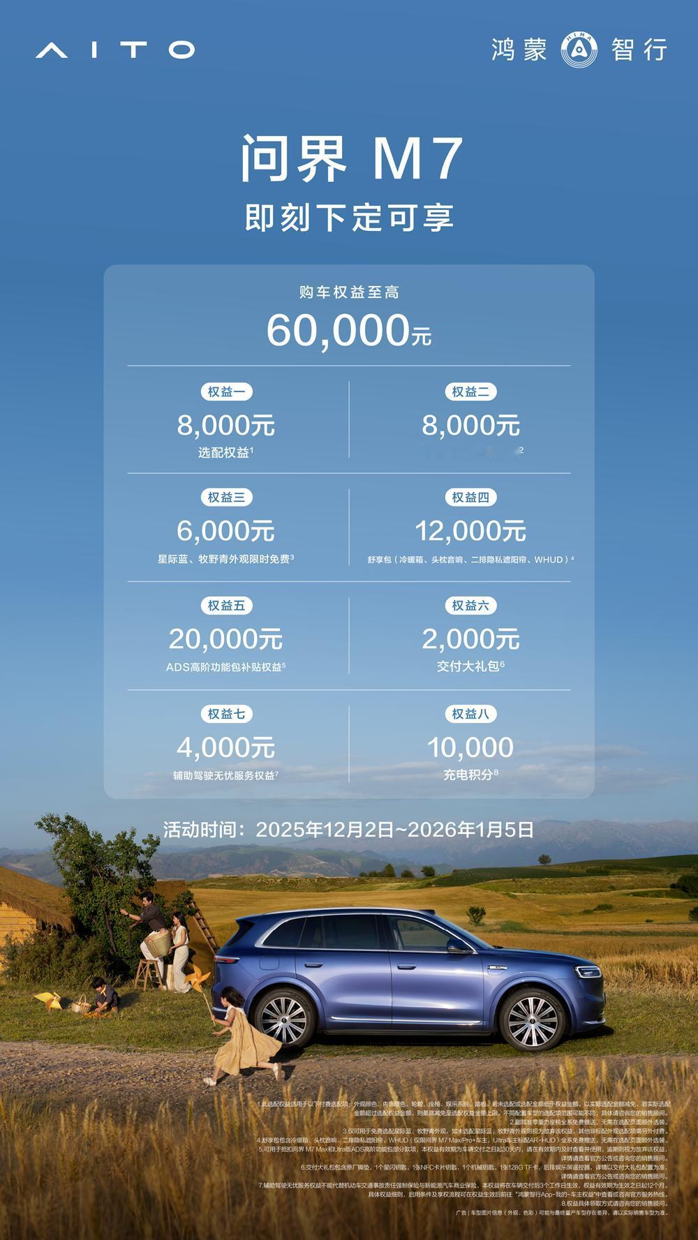 全新问界M7交付4万+，中大型选它的人都图啥？ 最近身边好几个准备换车的朋友