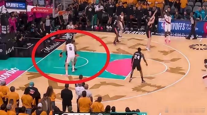 NBA杨瀚森末节替补登场不到1分钟——所有数据全部为0，哪怕一个失误，一个犯规都