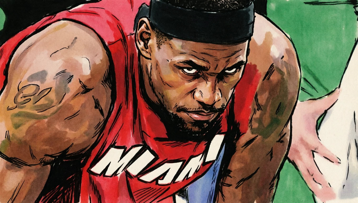 《漫画重现场：那一眼，让整座球馆陷入死寂》