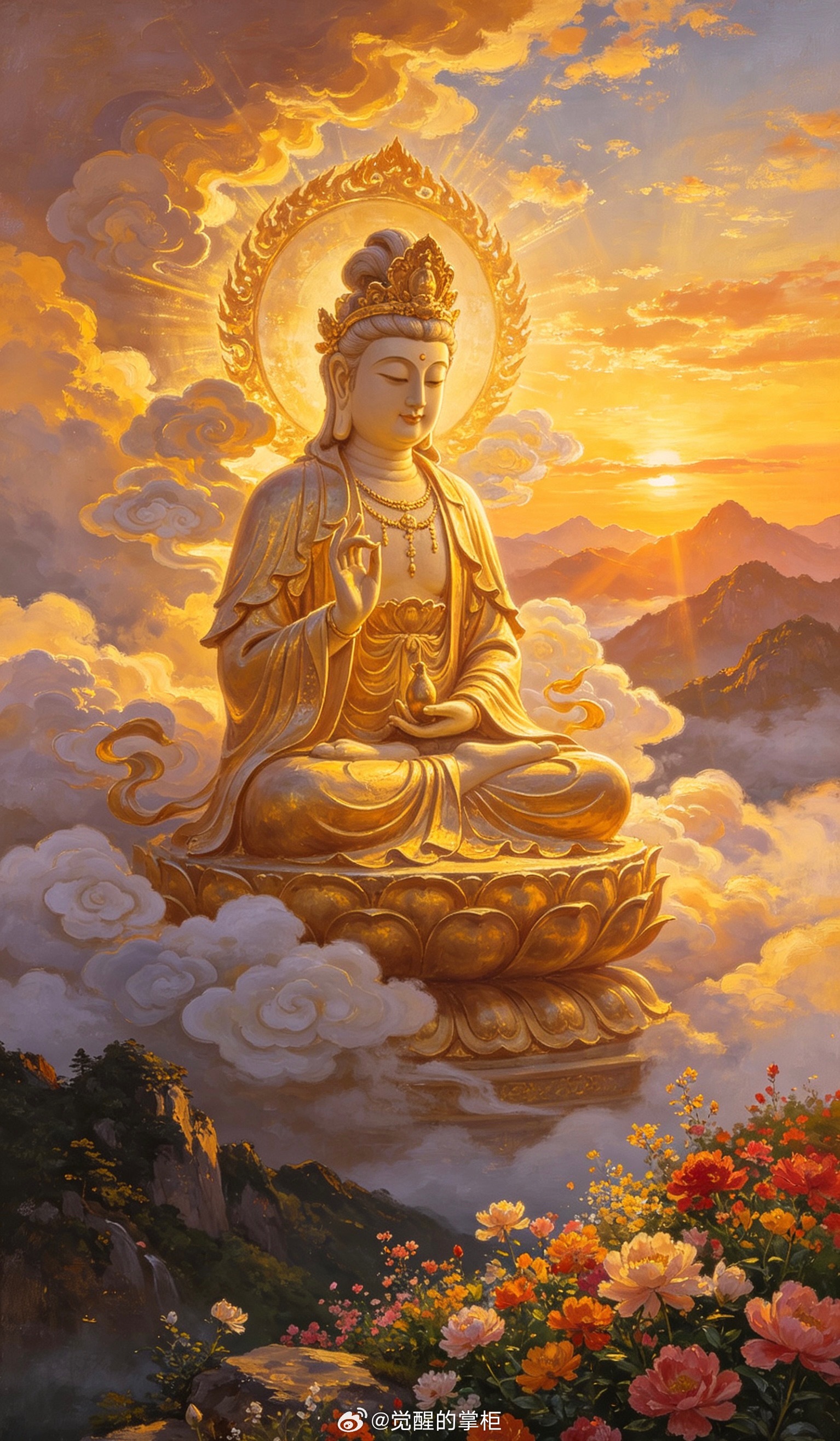 遇到菩萨不是偶然，是你的福报在发力。你能进来，说明你的好运气要来了。随喜赞叹，把