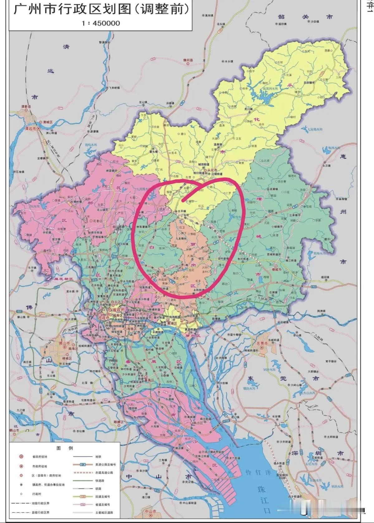 广州最该优先发力的不是南沙、珠江岸线，而是城市地理中心：从化太平、黄埔九龙、白云