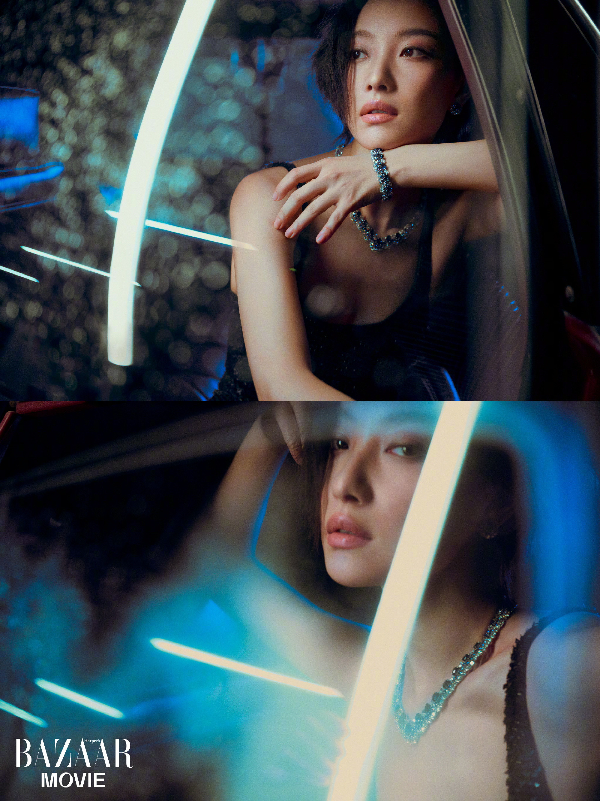 芭莎电影镜头下明艳的高珠美人倪妮！💎