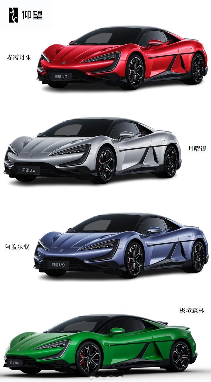 仰望U9极境森林新配色【新车选色】仰望U9新增配色：极境森林，现在看，大家觉得