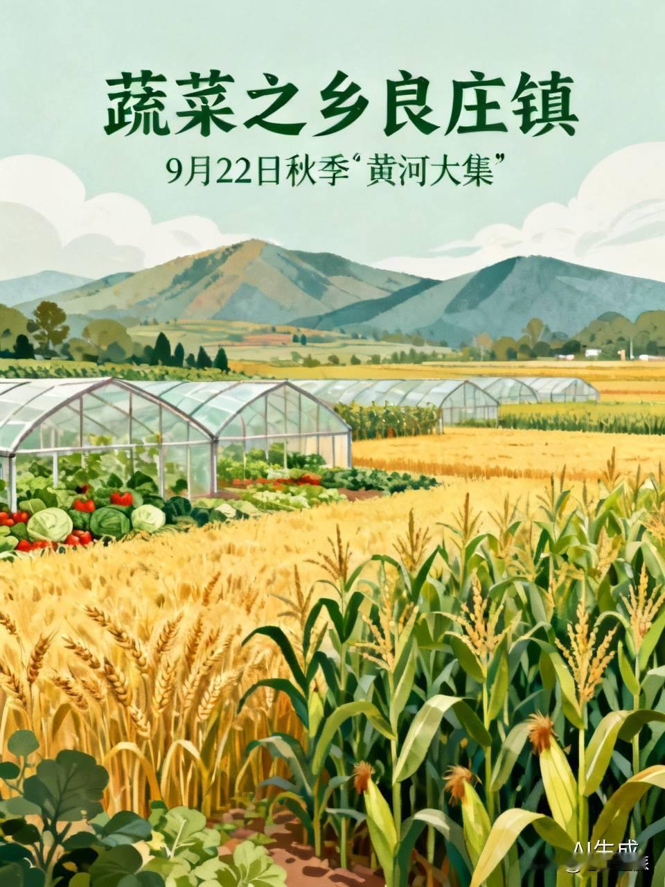 你想去蔬菜之乡良庄镇吗？我觉得很值得一去！9月22日良庄镇秋季“黄河大集”超热
