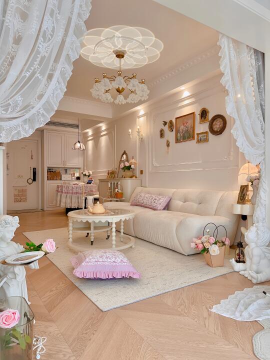✨法式奶油屋｜15w装修，住进温柔油画里🌷
