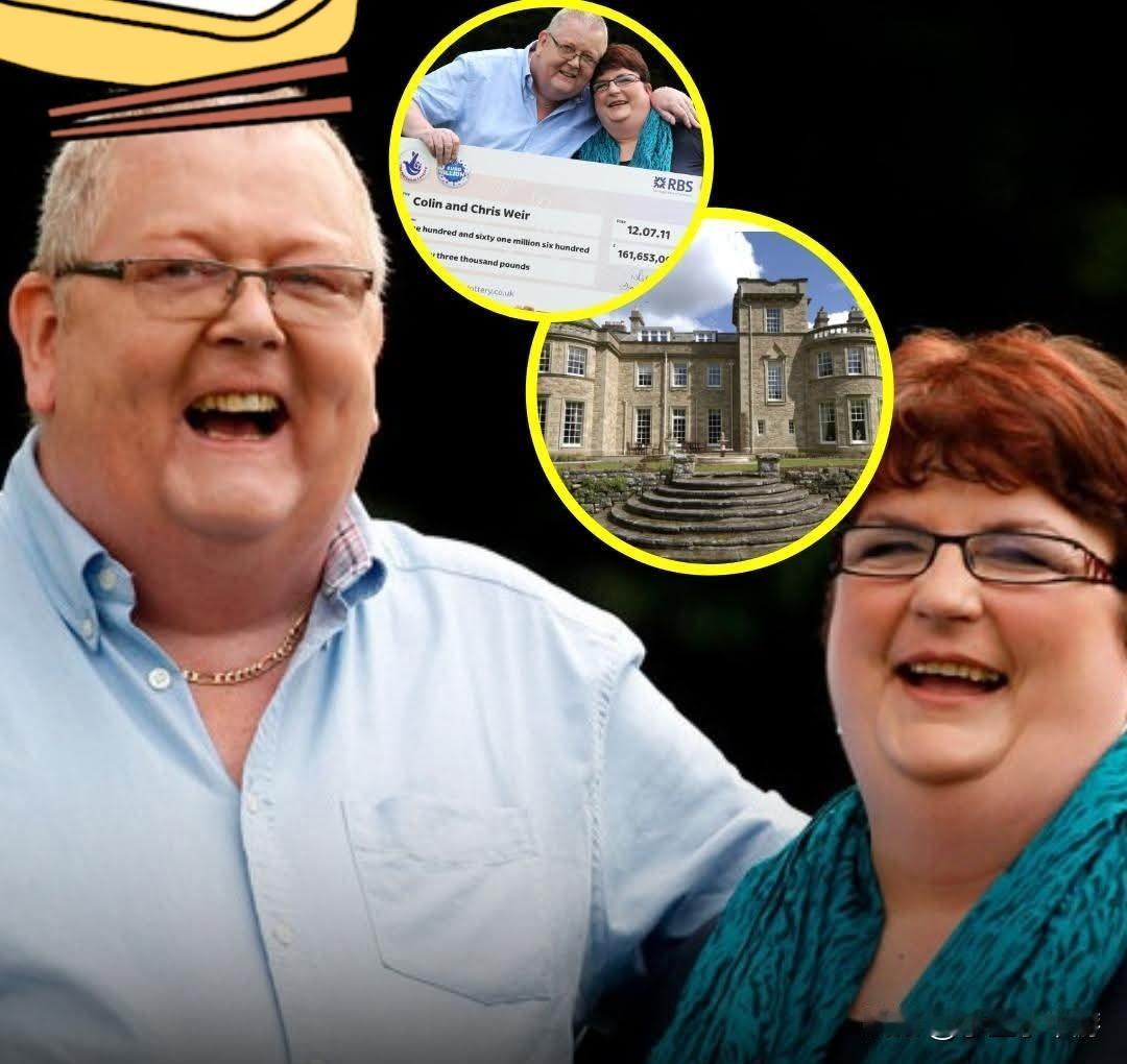 中了彩票后，他从不吝惜，即使一周内花掉数万美元也在所不惜。苏格兰人科林·威尔因成