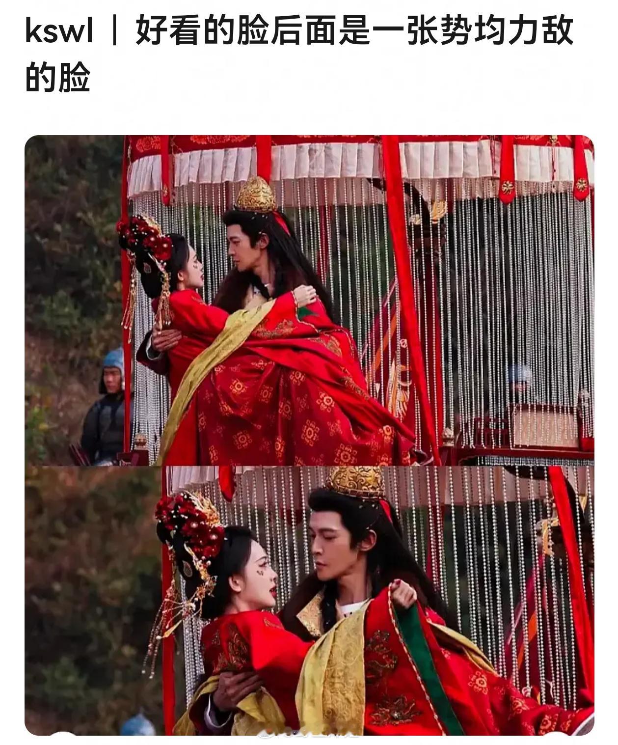 《好看的脸后面是一张势均力敌的脸》