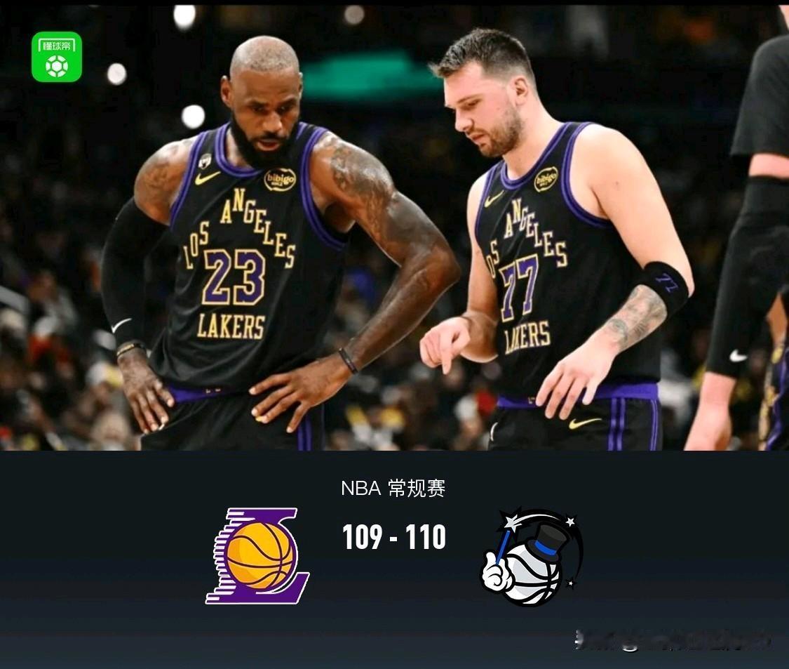 湖人109-110惜败魔术赛后东契奇：你知道的，那是一个很好的机会，虽然当时我