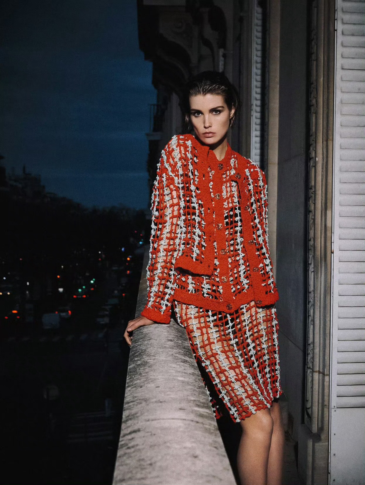 模特LunaBijlNuméro260March2026封面大片摄影：M